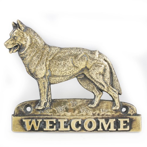Siberian husky plaque - husky, en