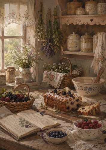 Affiche table rustique - affiche,
