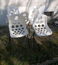 Lot 4 chaises vintage SICOPAL