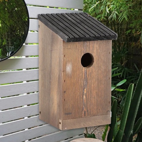 Nichoir oiseaux bois jardin - nichoir,