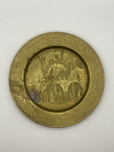 Plateau rond laiton - plateau,