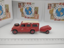 PMPB9-0427 VOITURE sapeurs pompiers SOLIDO LAND ROVER 109 + POMPE GUINARD 1/43