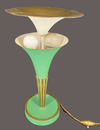 Pied lampe bronze art - de,