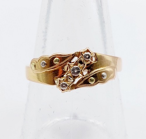 Bague victorienne 18k et - bague,