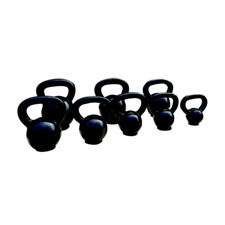 Toorx Base en caoutchouc en fonte Kettlebell Noir