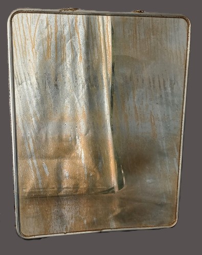 Ancien miroir barbier - ancien, de