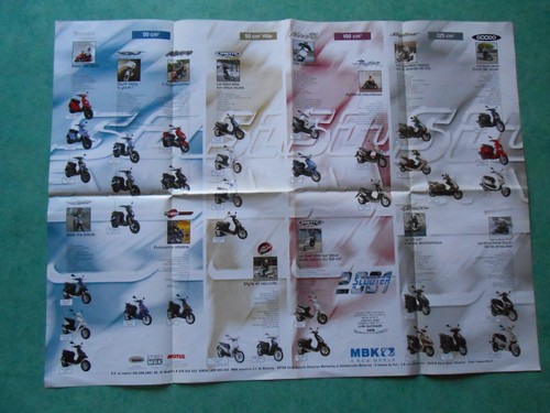 Affiche publicité scooter - affiche,