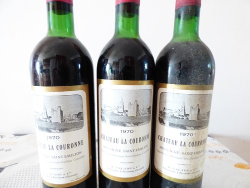 Lot bouteilles saint - x3,