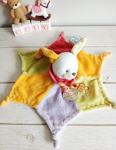 Doudou compagnie lapin - compagnie,