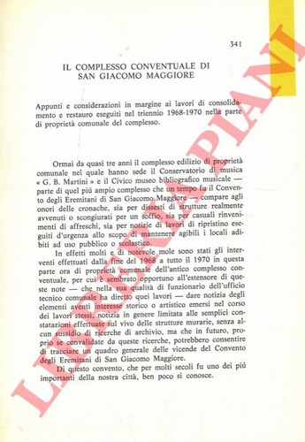 Bergonzoni il complesso - f.,