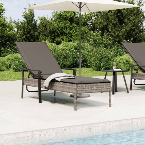 Chaise longue avec coussin - avec,
