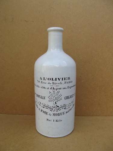 Ancienne bouteille olivier - ancienne, l'olivier