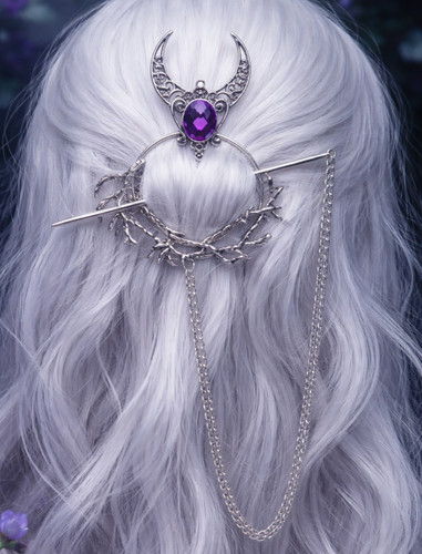 Crescent witchy viking crystal - crescent,