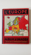 1930. L'Europe, Album d'Images Ed Chocolat Pupier. Complet.  bon état