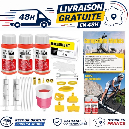 Kit purge frein shimano vtt - kit,