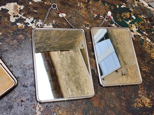 Paire miroir barbier toilette - paire,