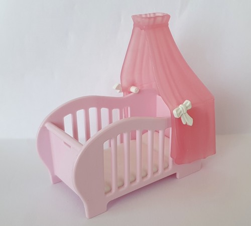 Playmobil lit bebe rose - lit,