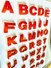 LETTRE CHIFFRE 3D METAL HAUTE