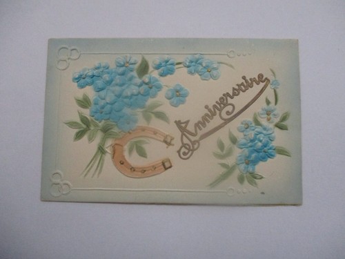 Cpa fantaisie gaufree - fantaisie,