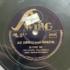 78 rpm-ALIX COMBELLE/ FRANCIS