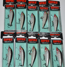 10 lures rapala f-5 s silver