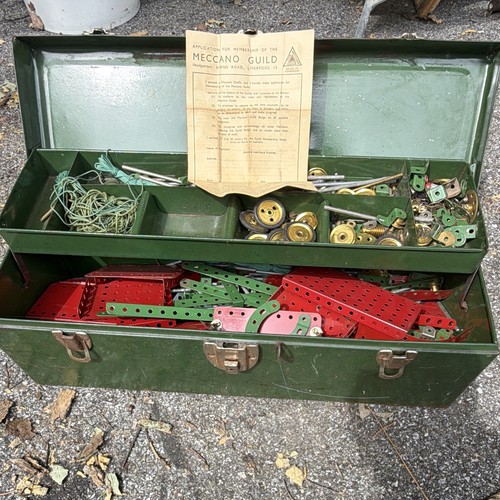 Meccano set vintage bulk lot - 7,