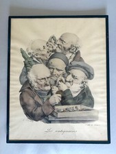 Louis Léopold BOILLY - Les Antiquaires - Lithograph by Delpech