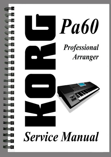 Manuel entretien korg pa60 - pa60,