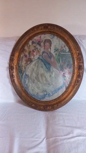 Tableau ancien portrait - , de
