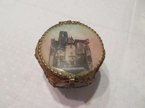 Ancienne boite bijoux ronde - boite,