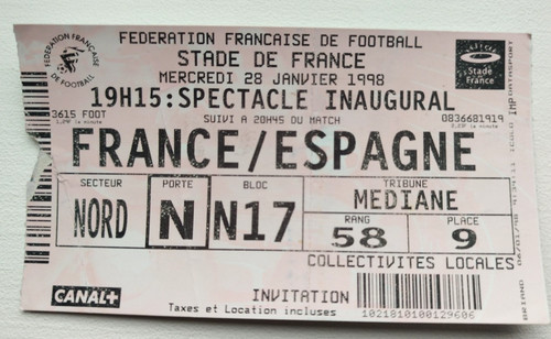 Billet ticket football - billet,