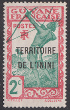 FRENCH TERRITORIE DE L'ININI. 2cArcher. M/Mint  (p402)