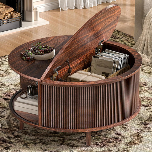 Round coffee table 5 - coffee, table,