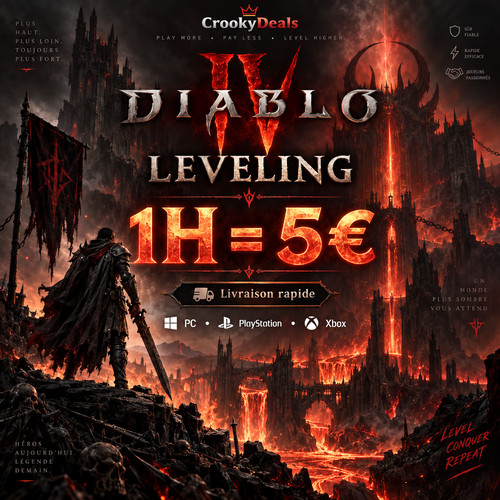 Diablo leveling boost 1h - leveling,