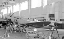 Spitfire PR.XIX, PS853 at RAF Coltishall, Oct 1967 - Original B&W neg