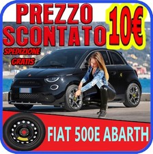 Galette de Secours Pour Fiat 500E Abarth Avec Mesure De 17 4Fori Set Roue Gomme