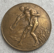 1925-1926 Croix Rouge de Belgique Flood Relief Bronze Medal L2