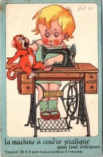 ADVERTISEMENT - The singer sewing machine.