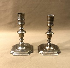 paire de bougeoirs anciens