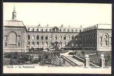 Old postcard Herve, Le Pensionnat 