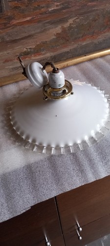Suspension luminaire opaline - luminaire,