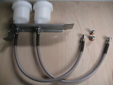 ESCORT MK2, BRAKE RESERVOIR BRACKET, 2 GIRLING TYPE RESERVOIRS, GOODRIDGE PIPES