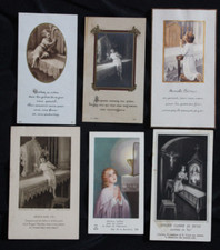 Lot de 6 images pieuses holy