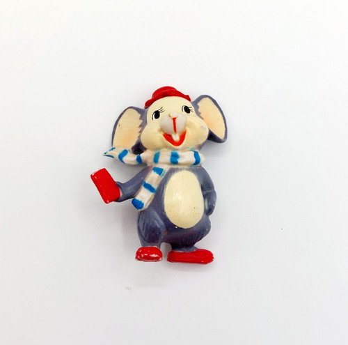 Petite figurine vintage souris - petite,