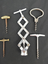 Lot de 6 tire bouchons anciens