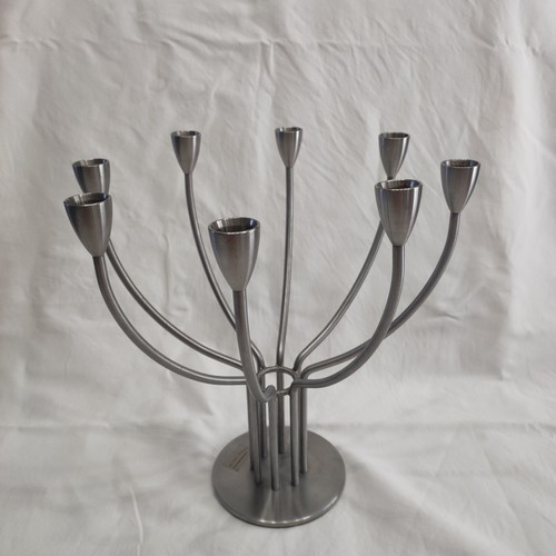 Chandelier acier brossé - , 8