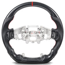 Hydro Dip Carbon Fiber Steering Wheel For Ford Raptor 2023+ Without Heating