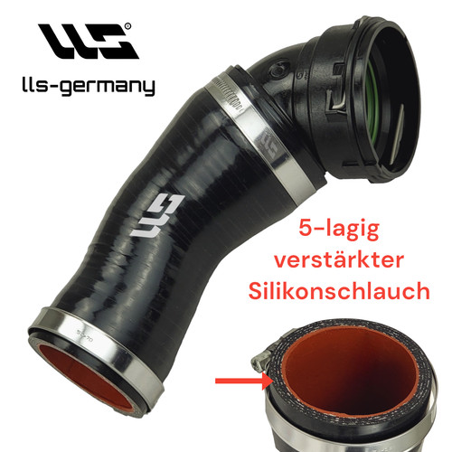 Durite silicone renforcé - , pour