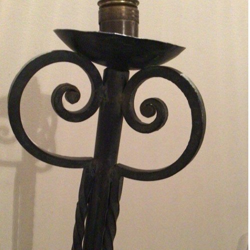 Lampadaire fer forgé - forgé, annees