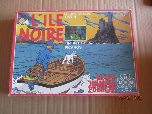 Puzzle tintin ile - /, noire